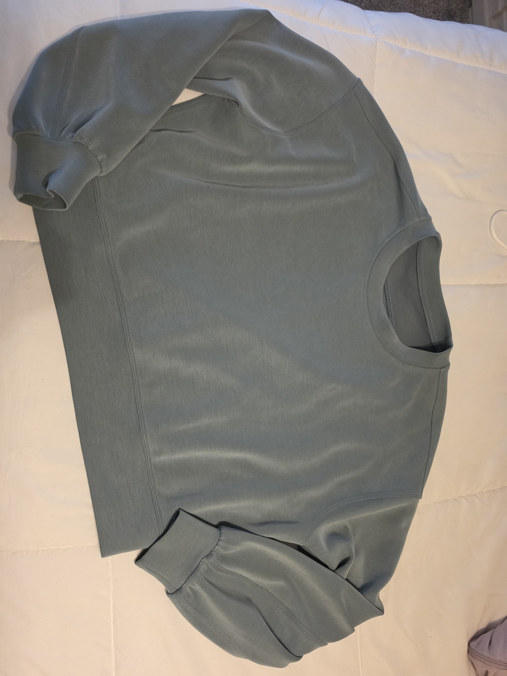 lululemon athletica Cropped Sweater Top Sage